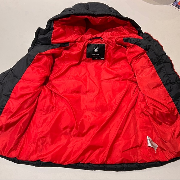 Spyder Water Resistant Hooded Puffer Jacket - Picture 4 of 13